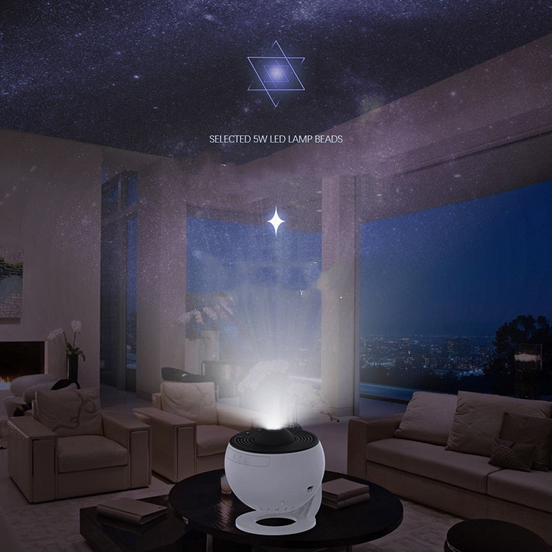 Projecteur d’étoiles Galaxy avec 13 disques interchangeables – boule de projection interchangeable pour créer une ambiance lumineuse dans la chambre, univers, planétarium et ciel étoilé | Sulvida