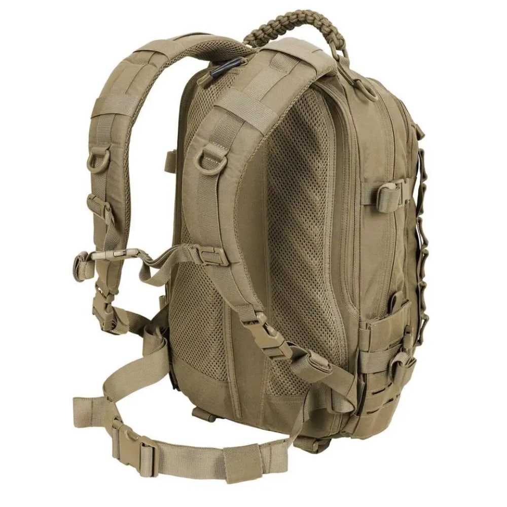 Sac à dos tactique militaire de 30L+ extensible, sac de survie de l’armée avec système MOLLE, en nylon Cordura 500D étanche, pour le camping, la randonnée et le bushcraft en plein air | Sulvida