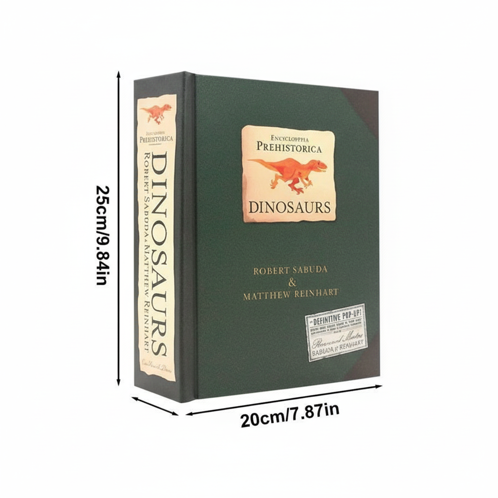 Livre Pop-up 3D avec Dinosaures pour Enfants – Livre Interactif avec Scènes Pop-up – Cadeau Éducatif pour Amateurs de Dinosaures | Sulvida