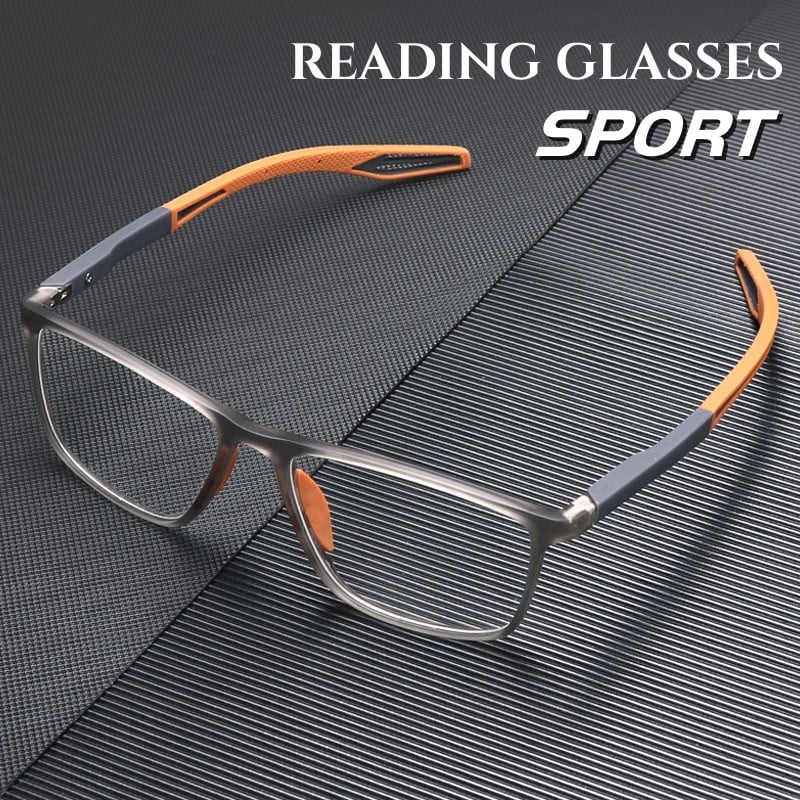Lunettes de lecture progressives sportives ultralégères anti-lumière bleue avec monture en titane – confortables et élégantes pour un usage quotidien | Sulvida