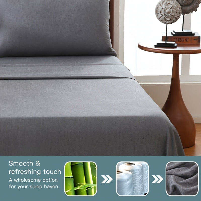 Drap-housse en bambou ultra-doux avec bords élastiques pour un ajustement optimal et une régulation de l’humidité – protège-matelas respirant en microfibre, disponible en plusieurs tailles | Sulvida