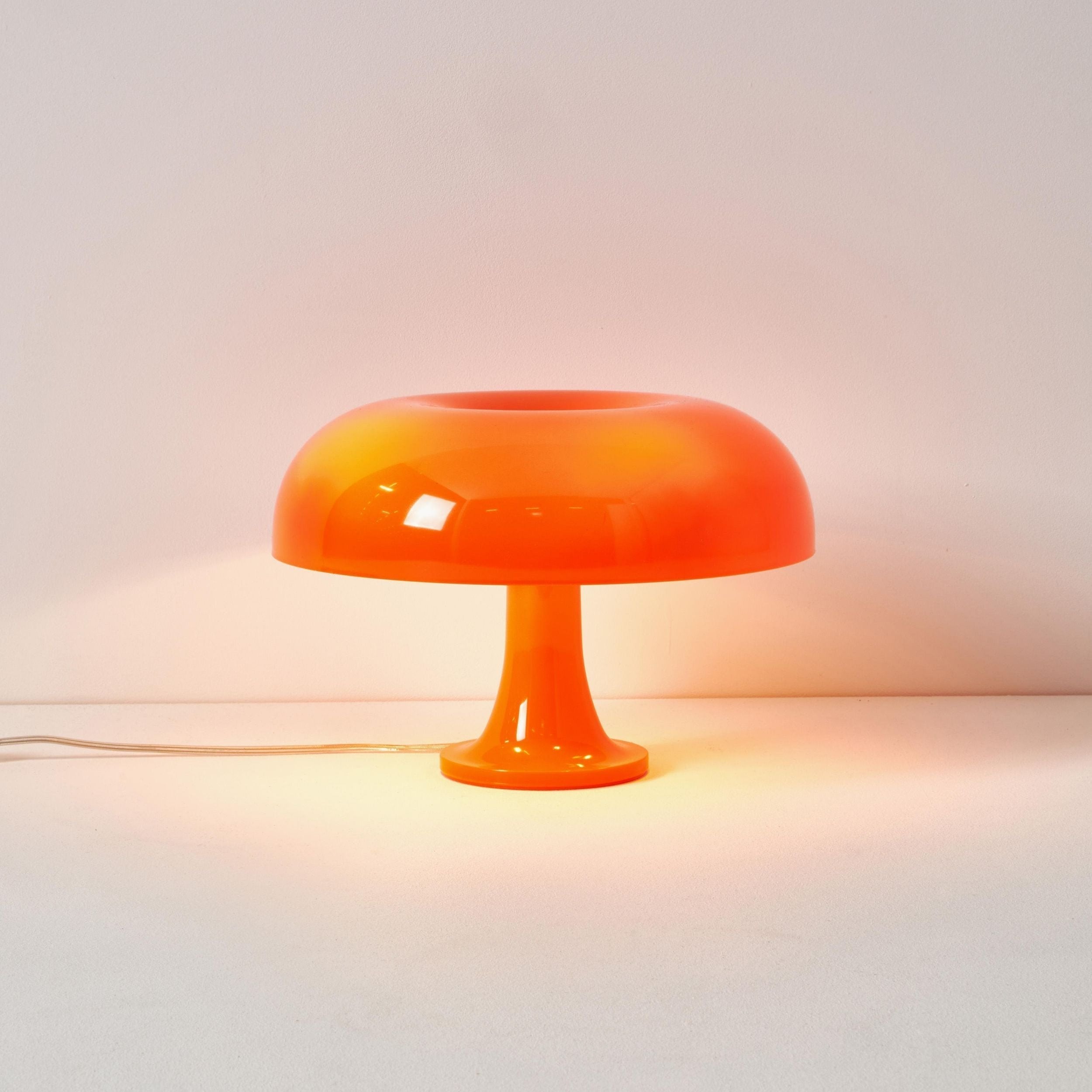 Lampe champignon rétro, éclairage de table avec fonction variateur, veilleuse blanc chaud, lampe d’ambiance vintage en forme de champignon, 3000K, pour chambre et salon, design décoratif, douille E27 | Sulvida