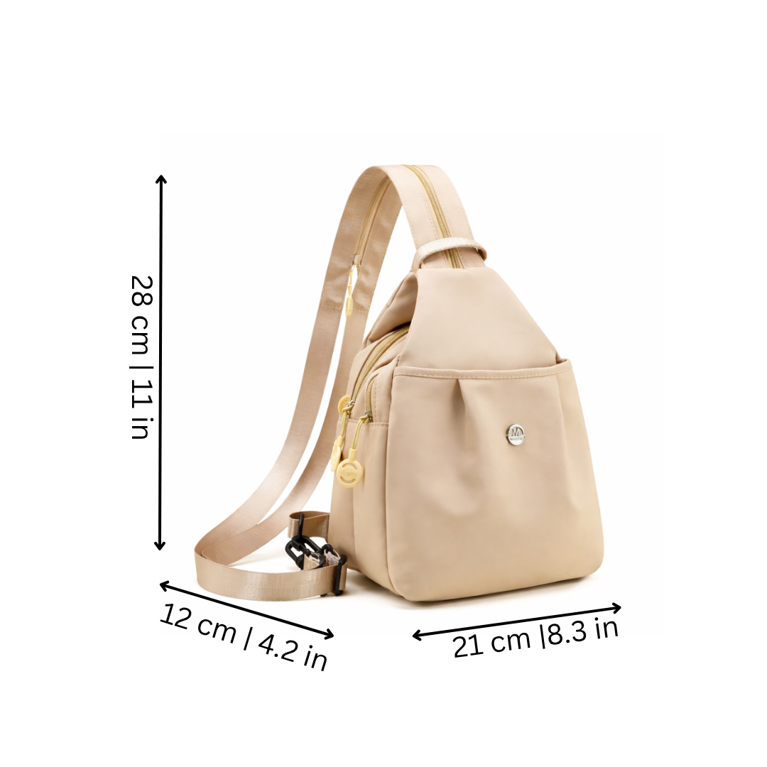 Sac à main femme compact beige polyvalent, sac à bandoulière, sac crossbody tendance, sac de soirée en similicuir pour un usage quotidien, les voyages et le travail | Sulvida