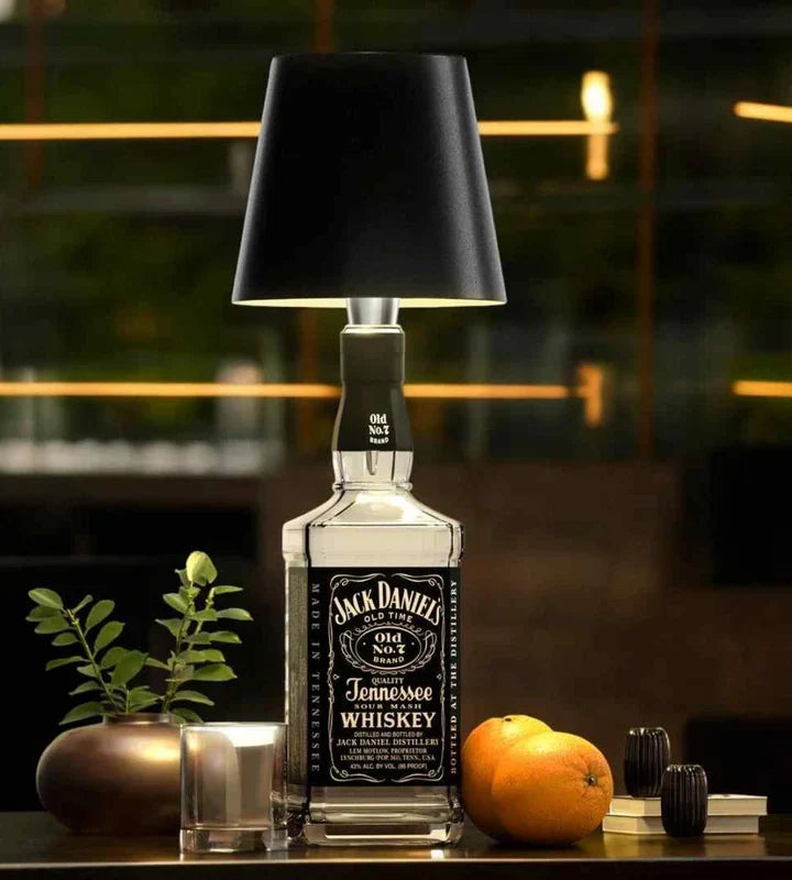 Oplaadbare Draadloze Flessenlamp met Touch Dimbaar Warm Wit LED-Licht – Decoratieve Tafellamp Sfeerverlichting voor Binnen en Buiten Terras Camping | Sulvida