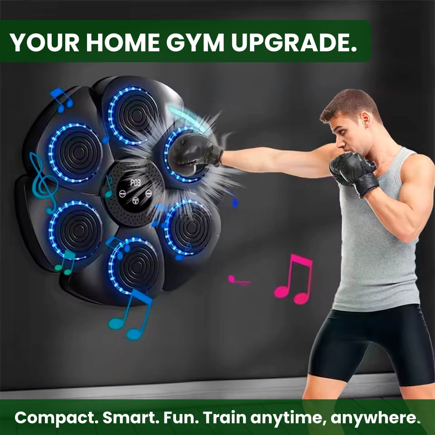 Entraîneur de boxe musical avec fonction cible — Coach fitness interactif pour la maison | Sulvida