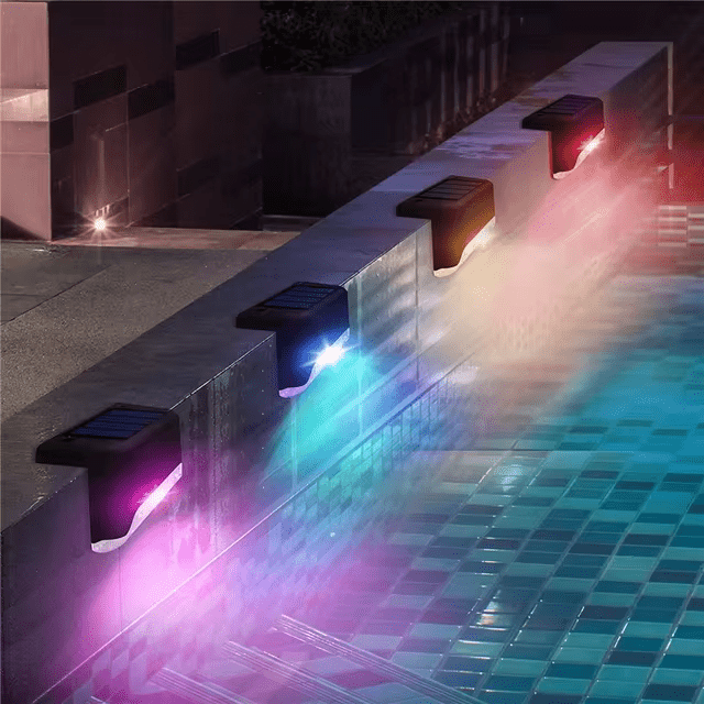 Lot de 5 lampes solaires LED pour allée, lumière blanc chaud, étanches, éclairage extérieur sans fil pour jardin, terrasse, entrée et chemin | Sulvida