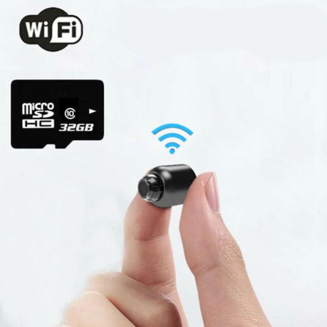 Draadloze Mini Bewakingscamera met Audio voor Thuisbeveiliging Discreet Toezicht Verborgen Spycam Opname WiFi Beveiligingssysteem Huis | Sulvida