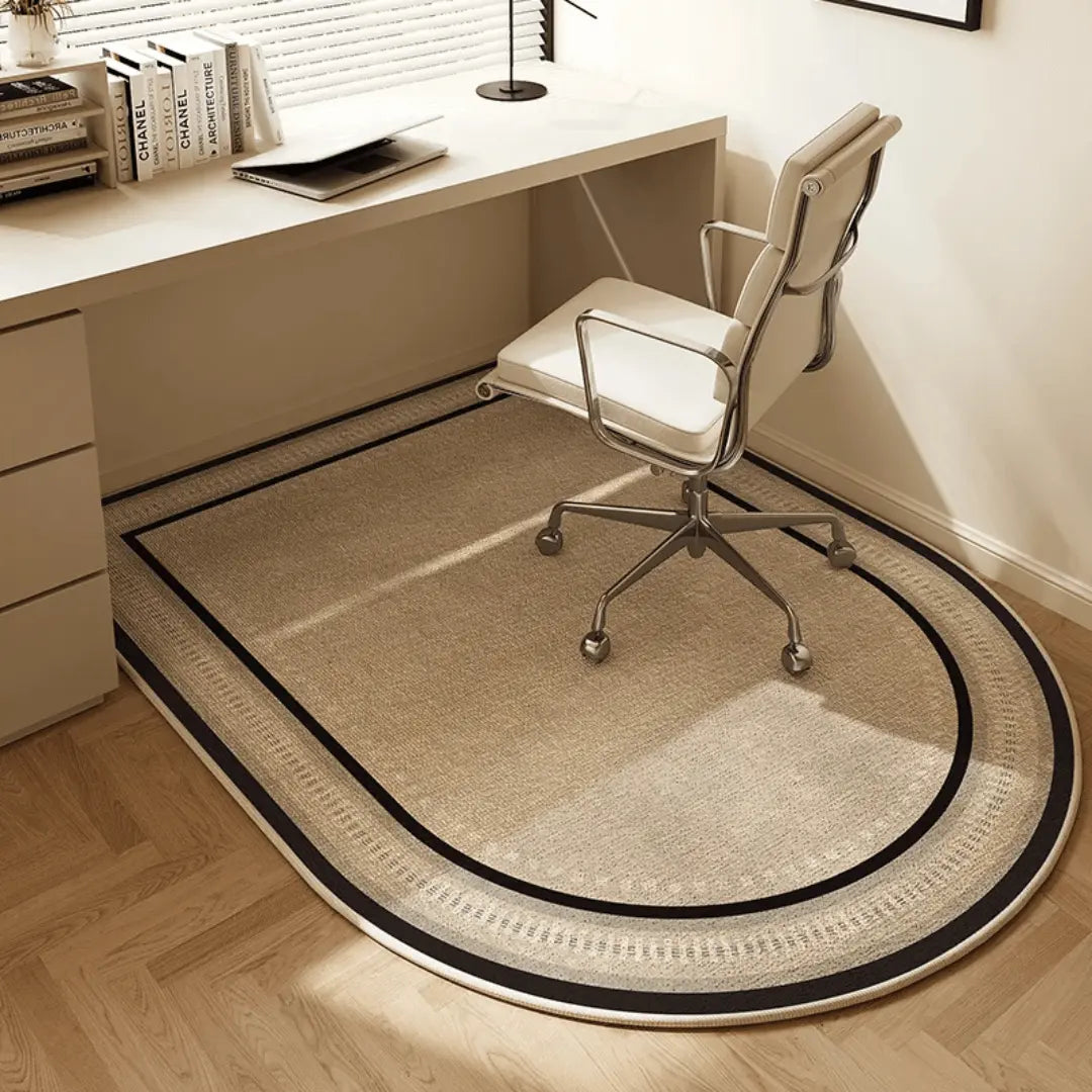Tapis de chaise avec dessous antidérapant – Protège les sols contre les rayures et l’usure | Sulvida