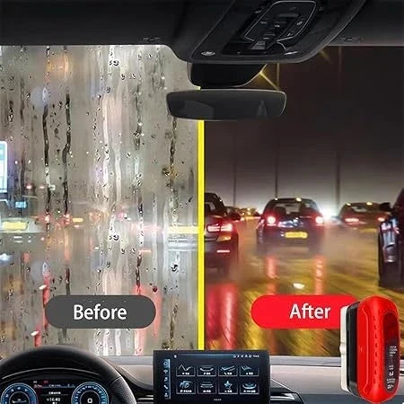 Dégraissant pour film huileux sur vitres de voiture pour une visibilité cristalline | Brosse de nettoyage pour pare-brise et rétroviseurs | Revêtement hydrophobe | Sulvida