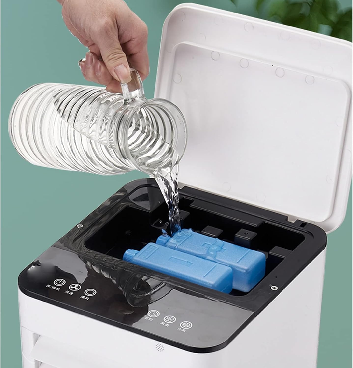 Rafraîchisseur d’air mobile 3-en-1 avec humidification et purification de l’air pour la chambre et le bureau, sans tuyau d’évacuation | Sulvida