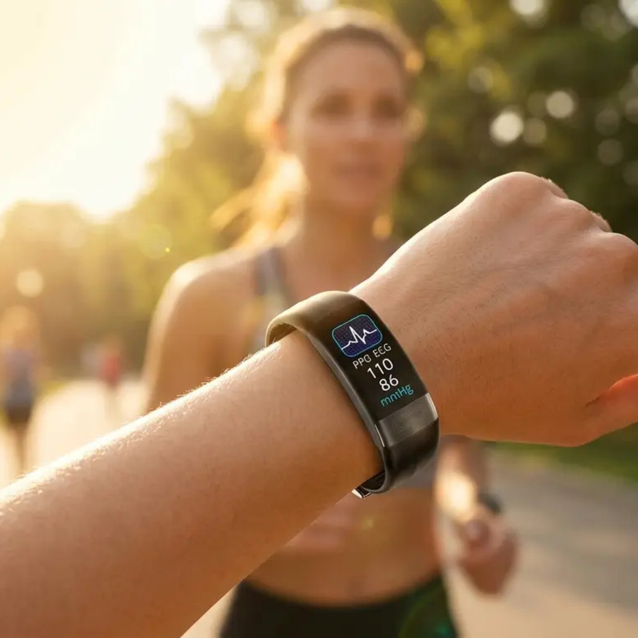 Activity Tracker met Bloeddrukmeter, Hartslag, Zuurstofmeting en Slaapanalyse – Slimme Fitnessarmband Siliconen Band | Sulvida