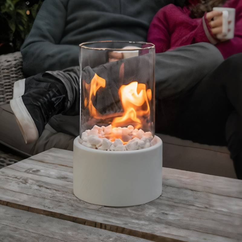 Elegante Klassieke Olielamp met Veilige Vlam voor Sfeervolle Avonden – Tijdloos Windlicht met Ethanol of Lampolie Ideaal voor Romantische Eetkamer Tafel Decoratie | Sulvida