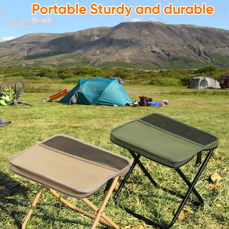 Tabouret de Camp Pliable avec Sac à Dos – Tabouret de Voyage Compact pour Randonnée, Pêche, Camping – Chaise Pliable Portable – Chaise Légère d’Extérieur pour Jardin | Sulvida