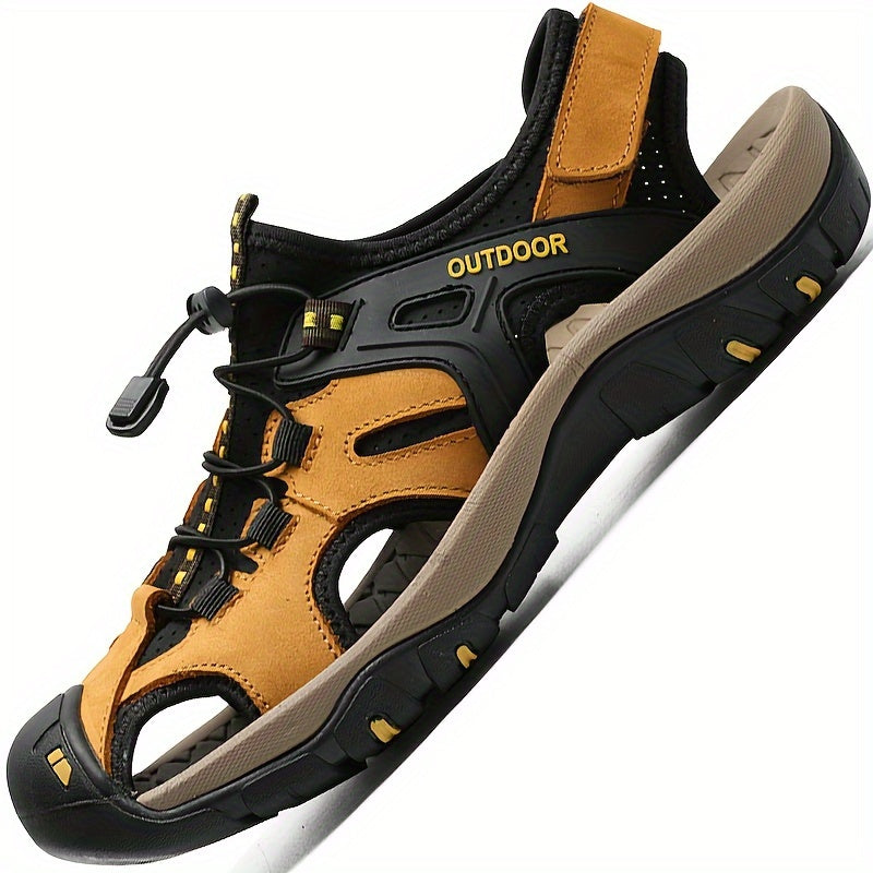 Sandales outdoor pour hommes avec doublure respirante et embout renforcé – Chaussures d’été confortables pour la randonnée et la plage, pour hommes actifs | Sulvida