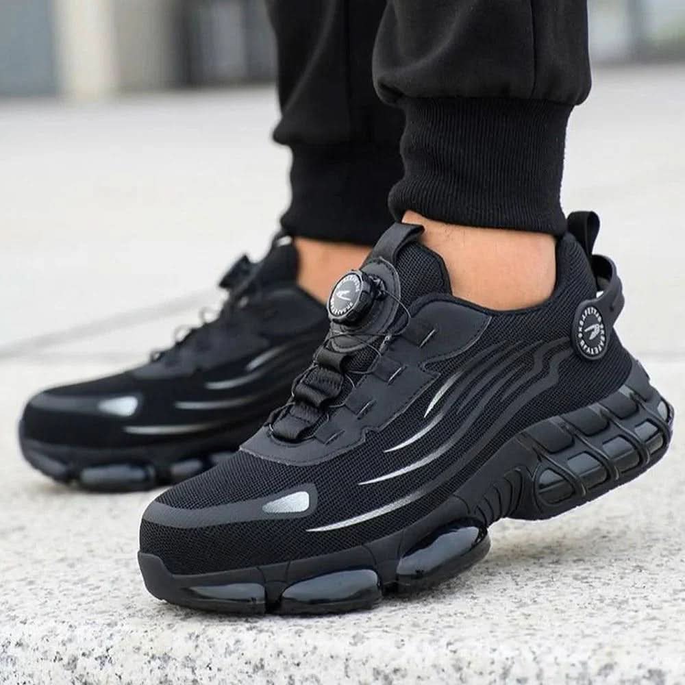 Chaussures de travail professionnelles avec soutien orthopédique et semelle antidérapante – Chaussures de sécurité pour hommes et femmes – Chaussures confortables avec embout large et mousse à mémoire pour longues journées de travail | Sulvida