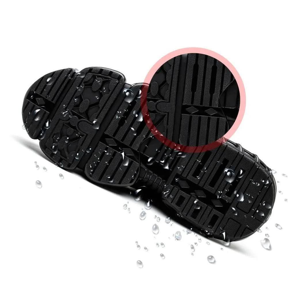 Chaussures de travail professionnelles avec soutien orthopédique et semelle antidérapante – Chaussures de sécurité pour hommes et femmes – Chaussures confortables avec embout large et mousse à mémoire pour longues journées de travail | Sulvida