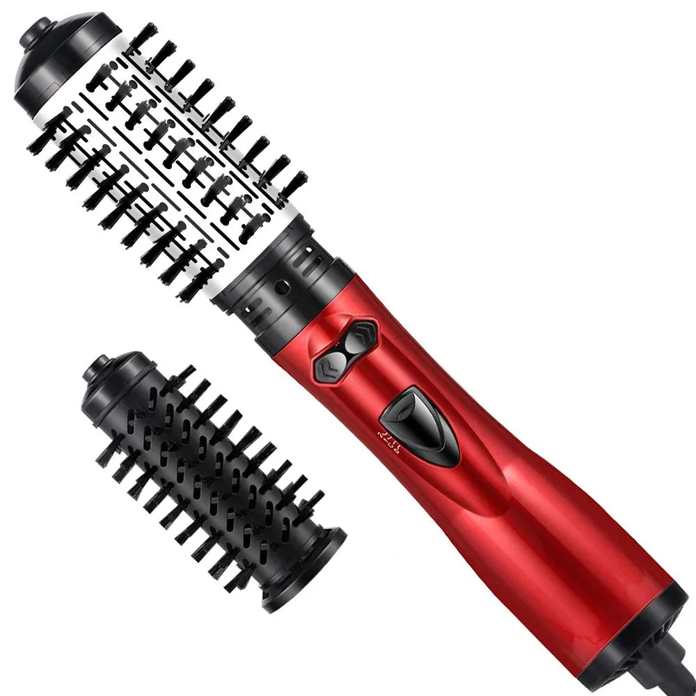 Roterende Föhn en Volumizer 2-in-1 Styling Brush System voor Zowel Stijl als Krullen - Warme Lucht Borstel voor Volume en Glans | Sulvida