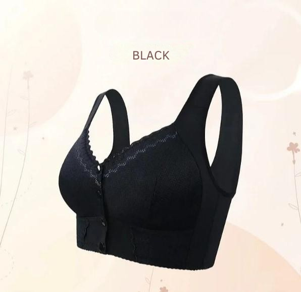 Soutien-gorge à fermeture avant en coton doux, respirant, soutien confortable pour usage quotidien | Sulvida