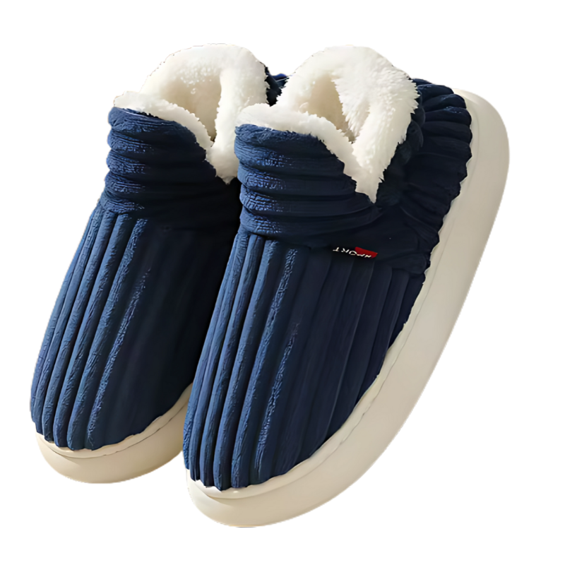 Pantoufles peluche Teddy pour femmes et hommes – Chaussons d’intérieur extra-doux pour l’hiver – Semelle antidérapante en mousse à mémoire de forme – Unisexes – Pointures 36-47 | Sulvida