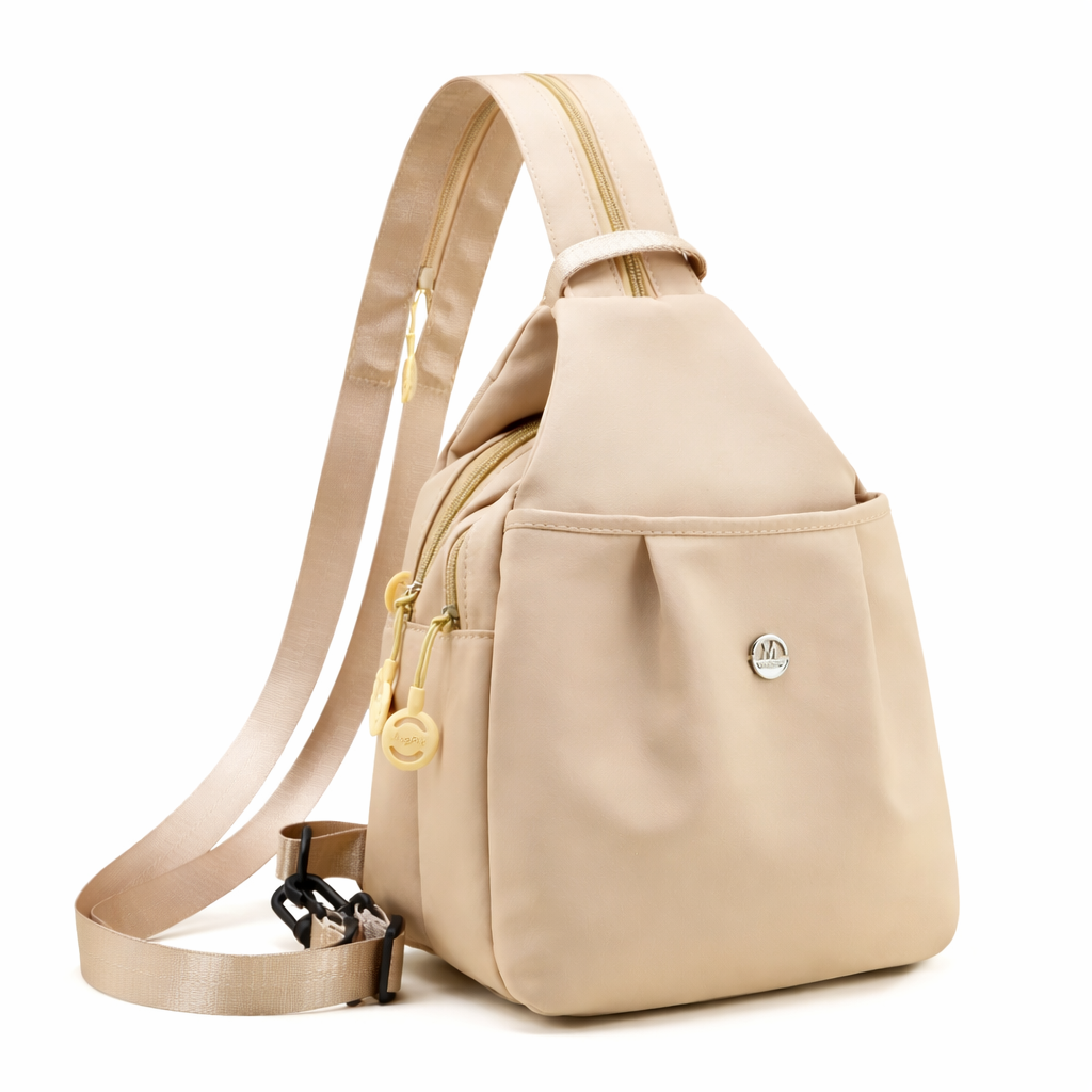 Sac à main femme compact beige polyvalent, sac à bandoulière, sac crossbody tendance, sac de soirée en similicuir pour un usage quotidien, les voyages et le travail | Sulvida