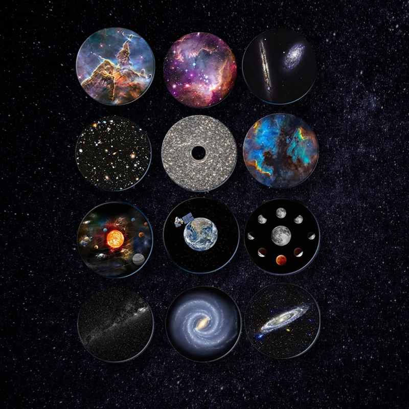 Projecteur d’étoiles 4K avec 12 disques de l’espace – faites entrer la Voie lactée dans votre salon grâce à des images époustouflantes pour une ambiance inoubliable | Sulvida