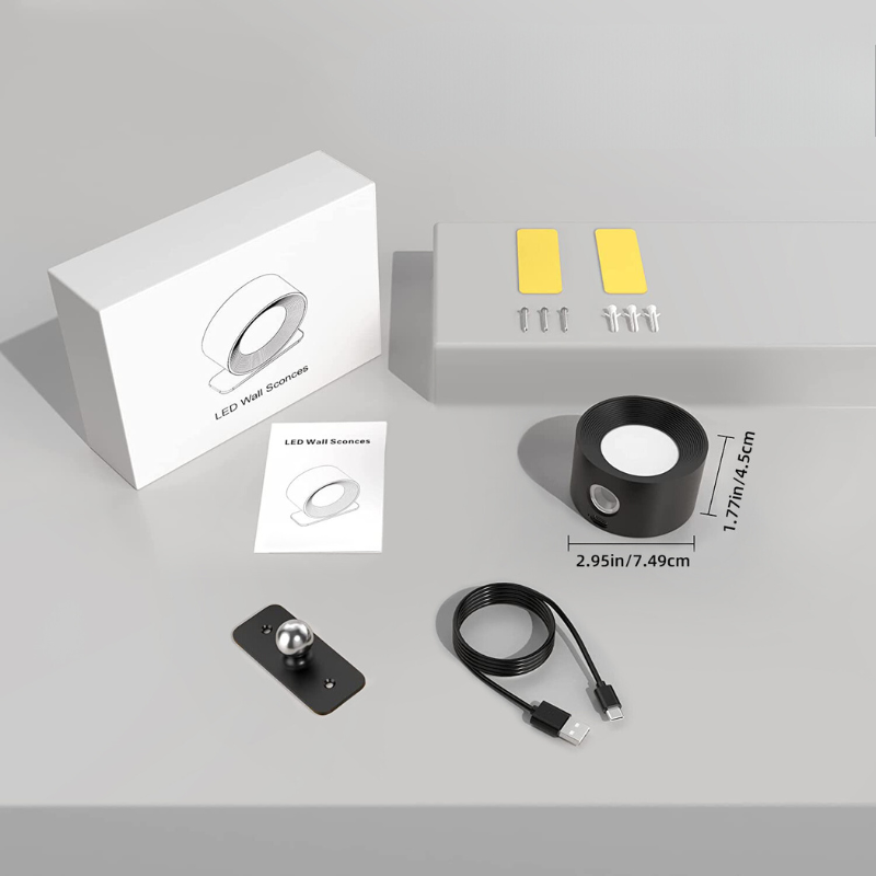 Lampe de table LED tactile rechargeable à intensité variable – Lampe de bureau avec 3 modes de couleur et commande tactile – Éclairage d’ambiance pour chambre, bureau et table de chevet | Sulvida