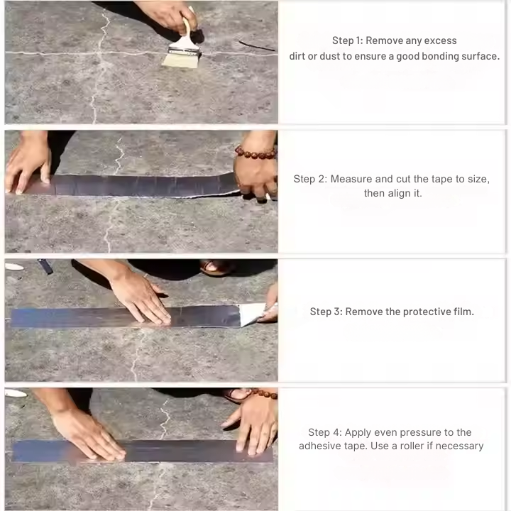 Ruban de réparation étanche pour fuites et déchirures | Adhérence forte sur plusieurs matériaux | Usage intérieur et extérieur | Sulvida