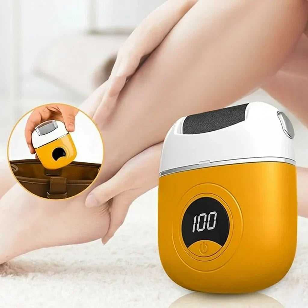 Éliminateur Électrique de Callosités avec Rouleau pour Pieds Doux – Pédicure à Domicile | Sulvida