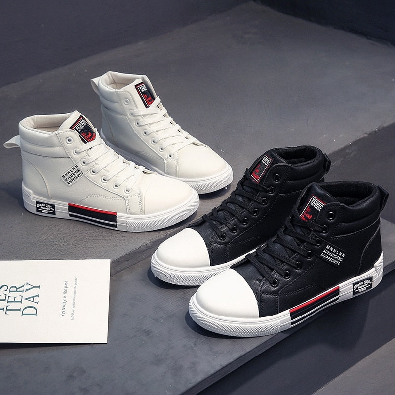 Baskets montantes pour hommes au design tendance et à la coupe confortable, pour l’automne et l’hiver dans un style casual | Sulvida