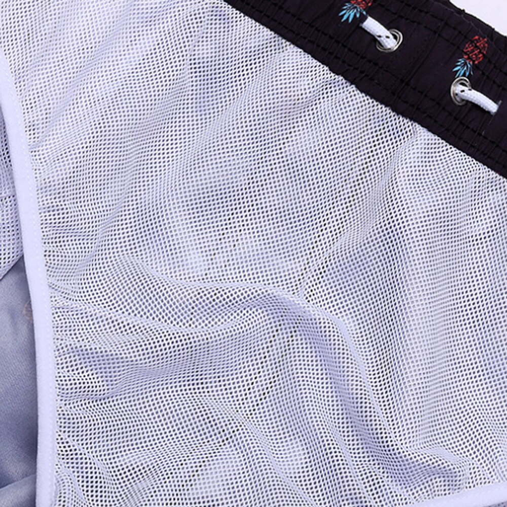 Short de bain pour hommes avec imprimé tropical et cordon réglable – Short de plage à séchage rapide en 9 variantes pour l’été et les vacances | Sulvida