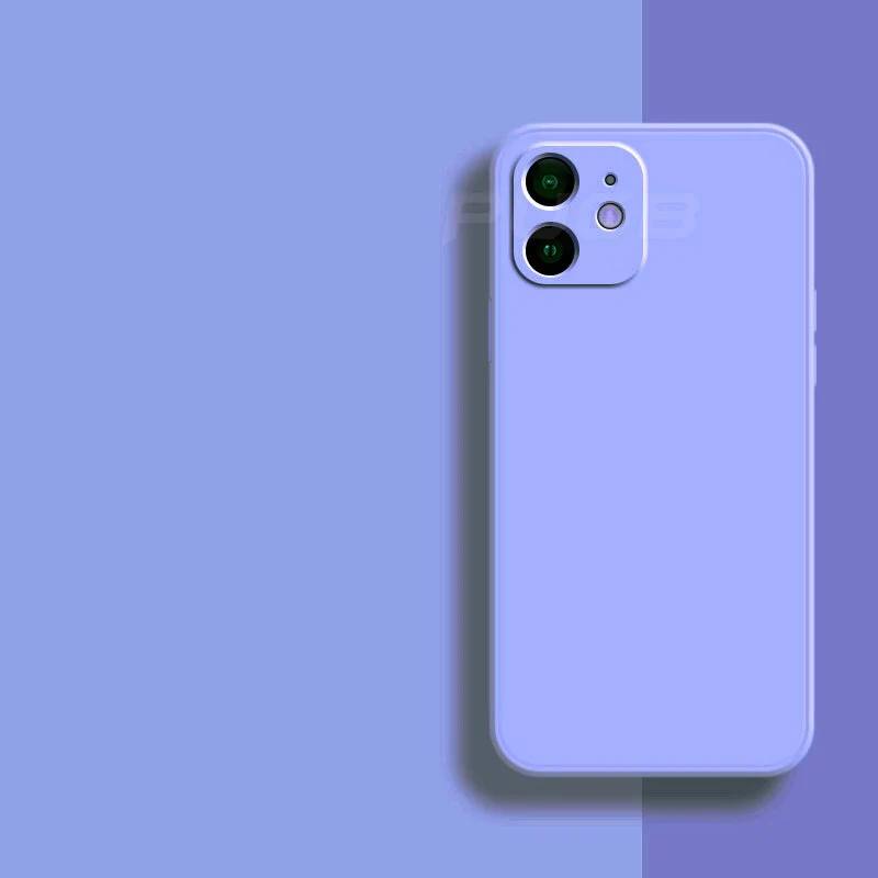 Siliconen iPhone hoesje vloeibaar rubber premium beschermhoes zacht duurzaam mat flexibel telefooncover iPhone 11 12 13 Pro Max mini modelaanduiding aanpasbaar verfijnd mooi design dagelijks gebruik | Sulvida