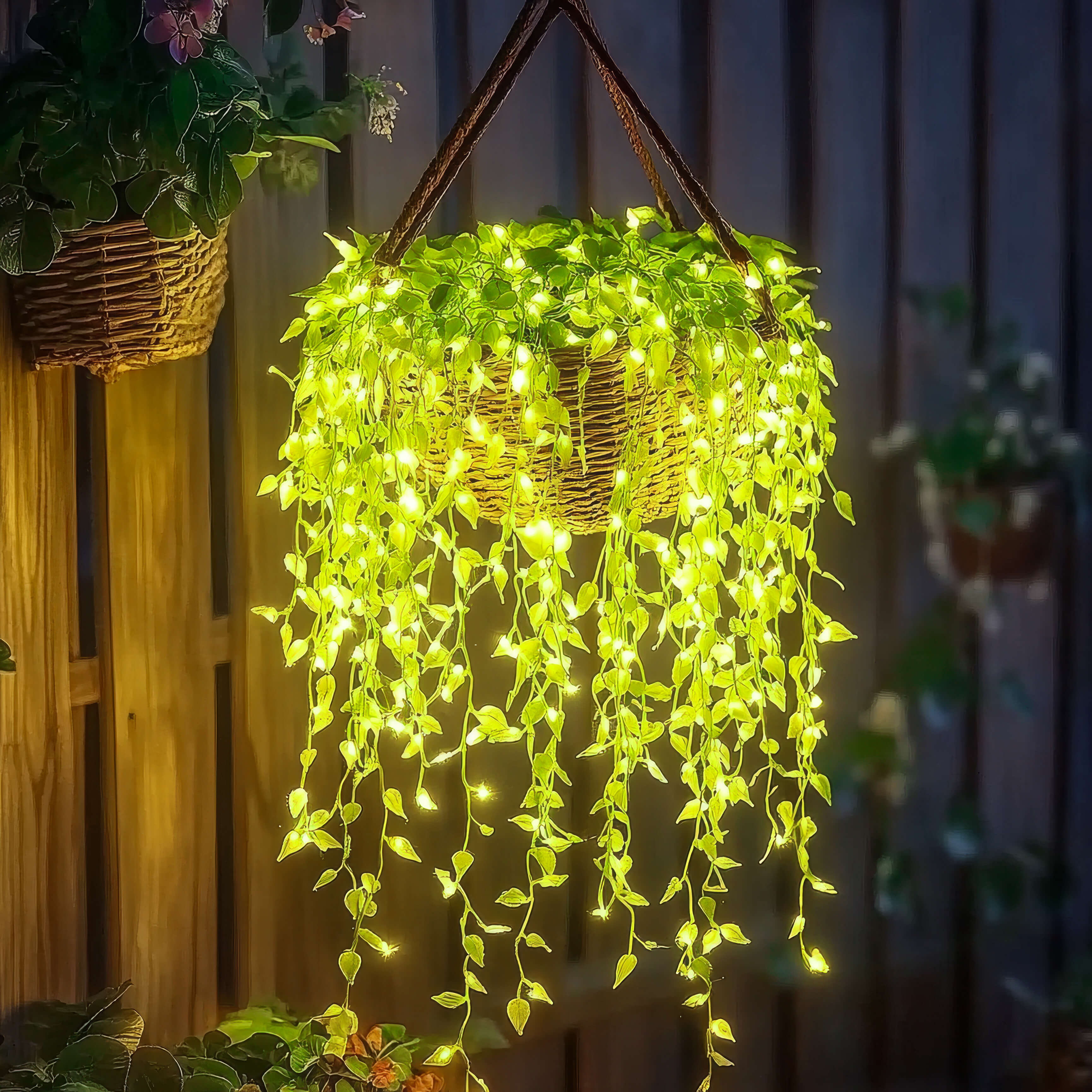 LED Verlichte Bloemranke met Warmwit Licht 3 Meter Kunsttak voor Sfeervolle Tuin- en Interieurverlichting | Sulvida
