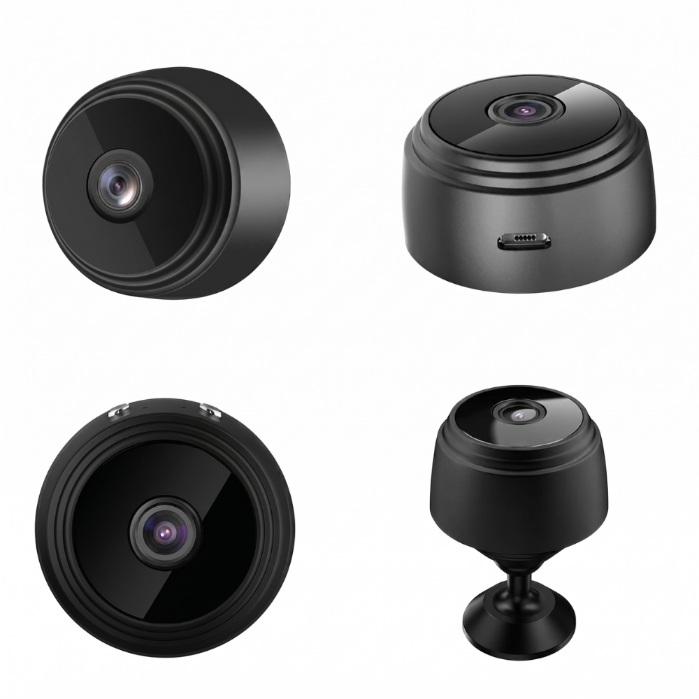 Caméra de recul sans fil Full HD 720P pour camping-car, camion et remorque, avec carte Micro SD jusqu’à 128 Go, fixation magnétique, support rotatif à 360° et vision nocturne, étanche | Sulvida