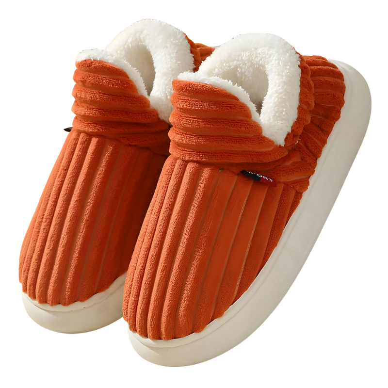 Pantoufles peluche Teddy pour femmes et hommes – Chaussons d’intérieur extra-doux pour l’hiver – Semelle antidérapante en mousse à mémoire de forme – Unisexes – Pointures 36-47 | Sulvida