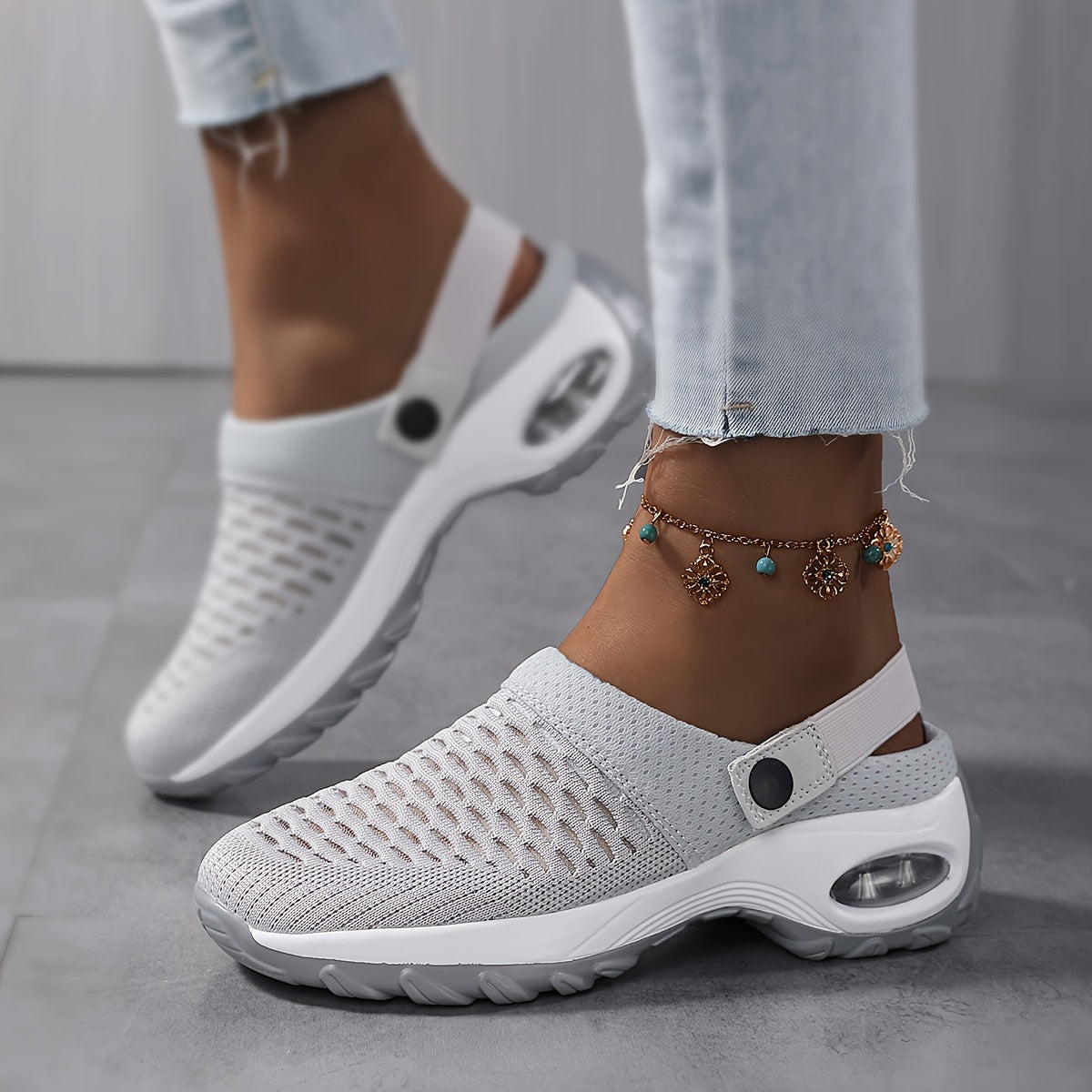 Sabots orthopédiques pour femmes avec mesh et amorti à l’air, chaussures antidérapantes faciles à enfiler pour un confort, une santé et un style au quotidien | Sulvida