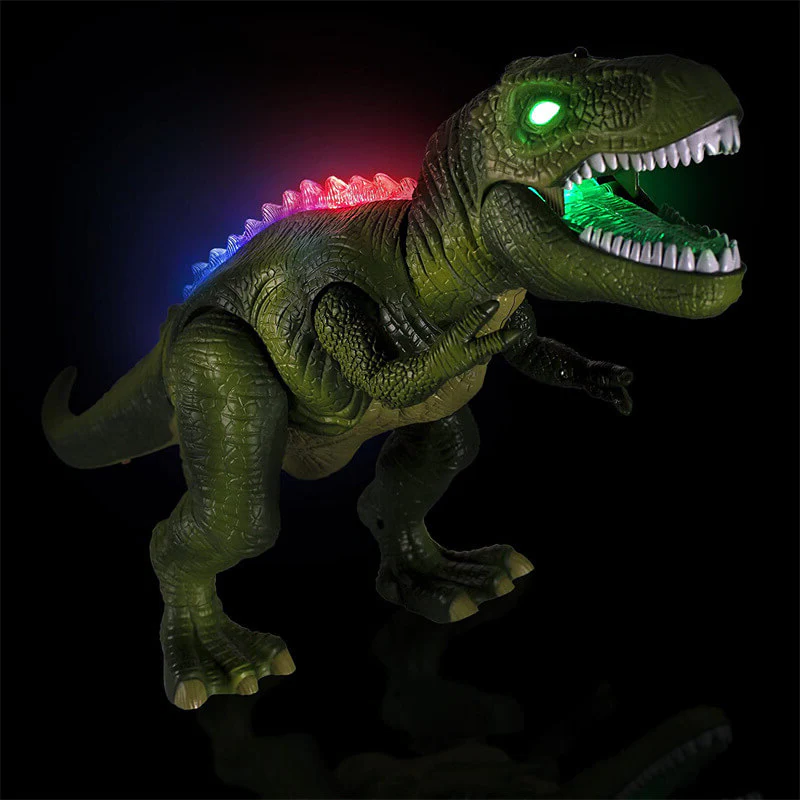 Jouet dinosaure interactif avec télécommande et éclairage LED – T-Rex qui marche pour enfants | Sulvida