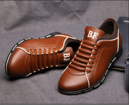 Baskets décontractées pour hommes à lacets bas, confortables et robustes – Chaussures de sport et de randonnée pour un usage quotidien, en similicuir PU et disponibles en plusieurs couleurs | Sulvida