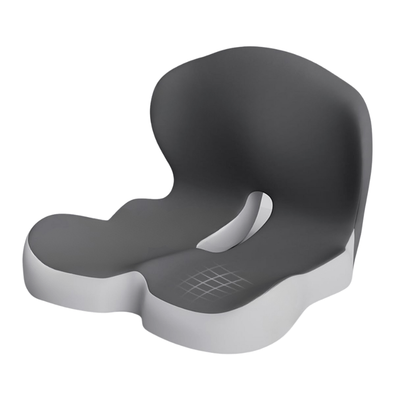 Ergonomisch Zitkussen Memory Foam voor Bureaus Drukverlagend Antislip met Afneembare Wasbare Hoes voor Thuiswerken Kantoor Auto | Sulvida