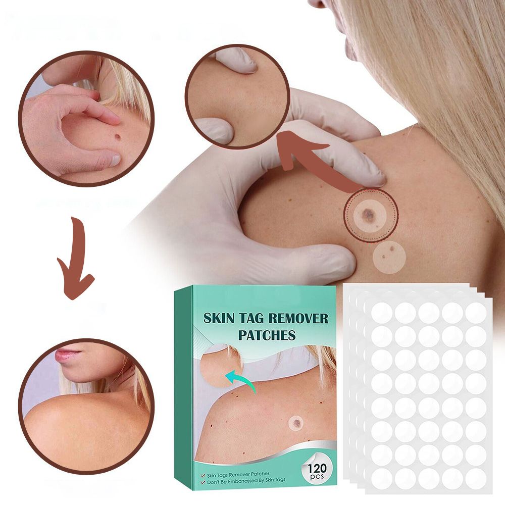 Patches pour élimination des taches cutanées et verrues avec hydrocolloïde – Indolore et discret – 120 pièces | Sulvida