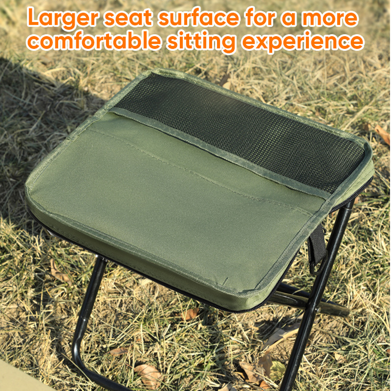 Tabouret de Camp Pliable avec Sac à Dos – Tabouret de Voyage Compact pour Randonnée, Pêche, Camping – Chaise Pliable Portable – Chaise Légère d’Extérieur pour Jardin | Sulvida