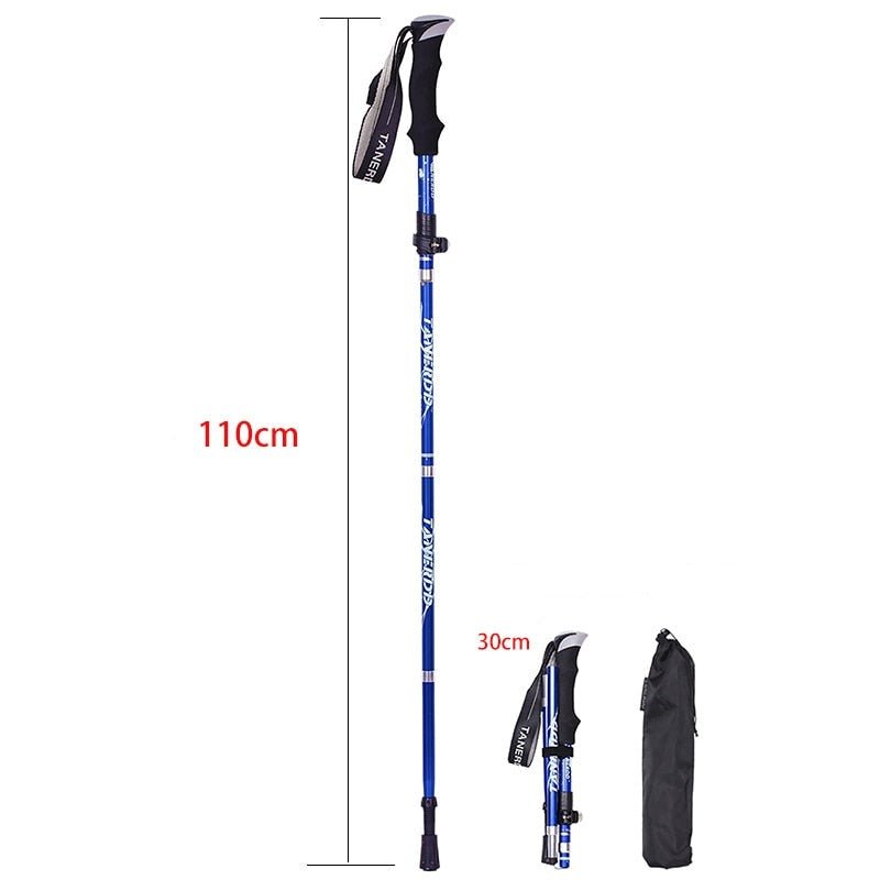 Bâtons de Trekking Réglables – Pliables, Légers et Télescopiques pour Randonnée et Trekking | Sulvida