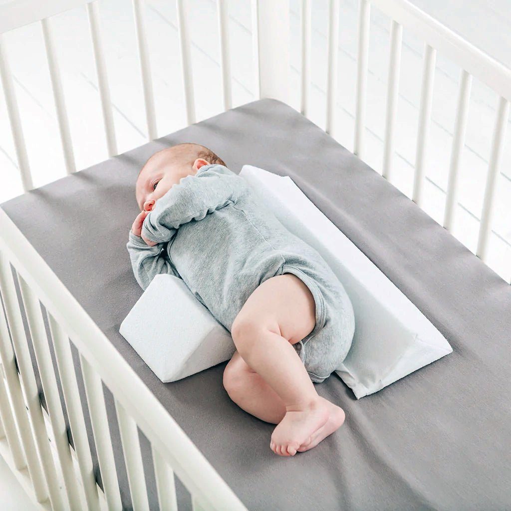 Coussin anti-roulement pour bébés – Position de sommeil sécurisée | Sulvida