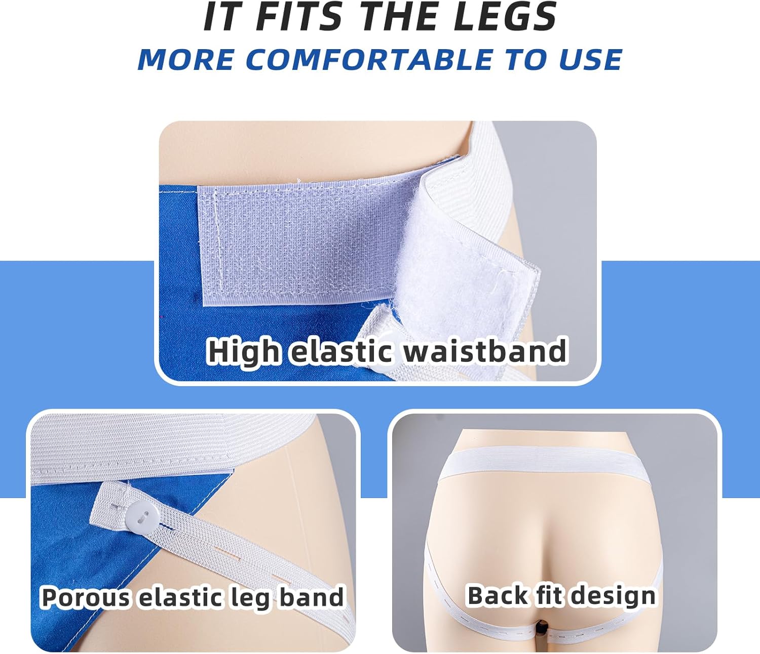 Poche de collecte d'urine réutilisable avec bande de jambe – Système portable de poche à urine pour usage médical | Sulvida