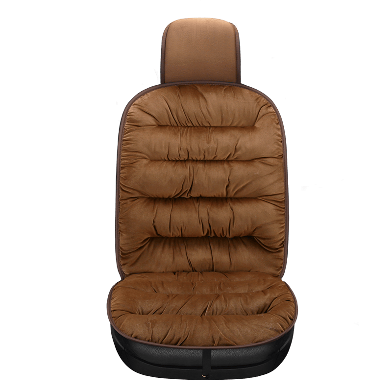 Coussin de siège auto avec rembourrage en peluche courte – Revêtement de siège doux pour conduite confortable | Sulvida