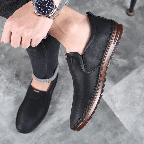 Chaussures orthopédiques pour hommes avec semelle en nano-mousse pour soutien du pied et marche confortable | Sulvida