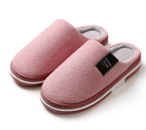 Pantoufles pour hommes avec semelle antidérapante et doublure épaisse en peluche – Chaussons à enfiler marron, gris clair, rouges ou roses – Chaussures chaudes et confortables du 36 au 45 | Sulvida