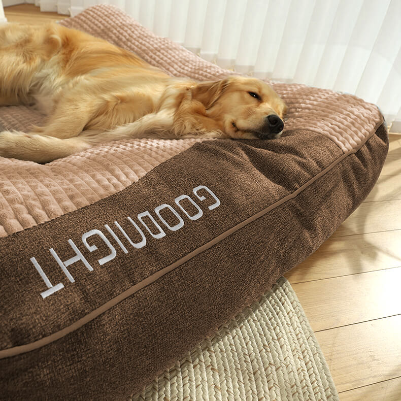 Orthopedisch Hondenkussen Groot met Memory Foam en Verhoogd Hoofdkussen voor Gewrichtssupport en Comfortabele Slaap Honden | Sulvida