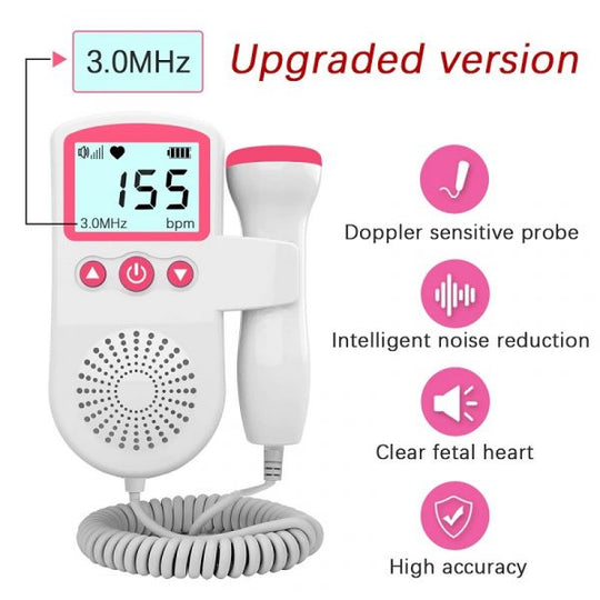 Draagbare Akoestische Geluidsversterker met Sensorstift LCD-Display en Ingebouwde Luidspreker voor Nauwkeurige Geluidswaarneming | Sulvida