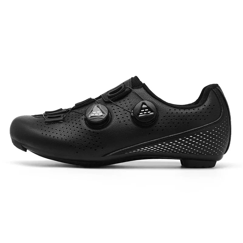 Chaussures de cyclisme unisexes à fermeture rotative – Chaussures légères de VTT et de course pour une puissance de pédalage et un confort optimaux | Sulvida
