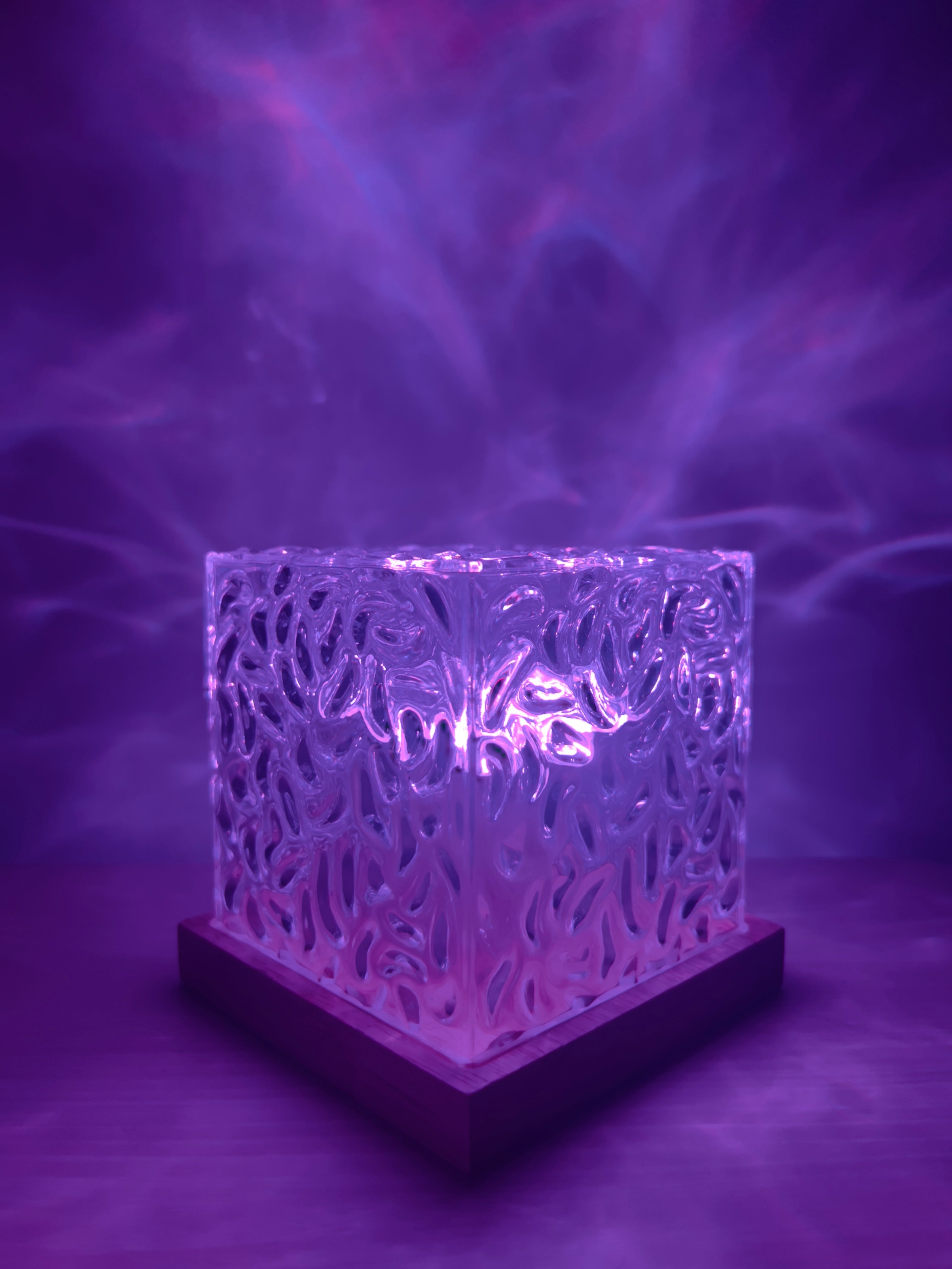 Veilleuse LED projecteur de vagues océaniques avec télécommande – Éclairage d’ambiance apaisant avec effet de vagues et changement de couleur pour chambre et chambre d’enfant | Sulvida